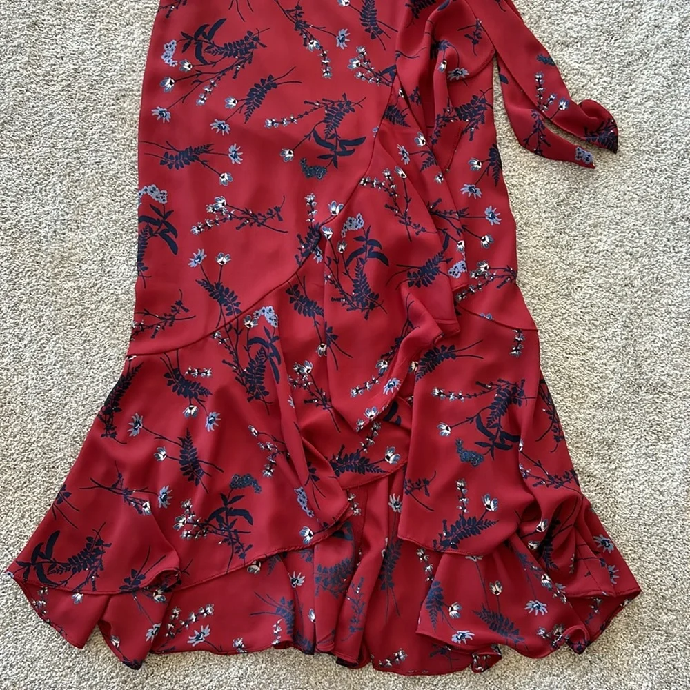 J. Crew Drapey Ruffle Faux Wrap Dress - Picture 5 of 10